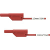 Schützinger VSFK 8500 / SIL1 / 100 / RT bezpečnostné meracie káble [4 mm zástrčka - 4 mm zástrčka] 100.00 cm červená 1 ks; VSFK 8500 / SIL1 / 100 / RT