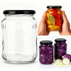 65 ks Poháre 720 ml so skrutkovacími viečkami na zaváranie, med, ovocie, zeleninu, uhorky