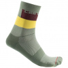 Ponožky Castelli BLOCCO 15 avokado green - S/M