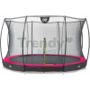 Trampolína s ochrannou sieťou Silhouette Ground Pink Exit Toys prízemná priemer 427 cm ružová