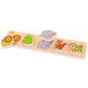 Bigjigs Baby Drevené vkladacie puzzle Safari