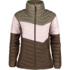 Columbia POWDER LITE BLOCKED JACKET hnedá,kaki,ružová Dámska bunda L