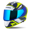 Helma CASSIDA AERO DROME modrá/žlutá fluo/bílá - L