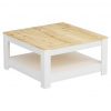 Livetastic KONFERENČNÝ STOLÍK, biela, farba duba, kompozitné drevo, 89/89/45 cm - Online Only obývacie izby - 000074001303
