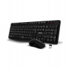 EVOLVEO K1050, tichý set bezdr. (K1050-BK-EN)