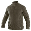 Mikina CXS GRANBY, pánska, fleece, khaki, vel. S - CN-1510-031-518-92