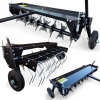 Nadstavec na vertikutátor Venom 2v1 103 cm oceľový (Vertikutátor prevzdušňovač pre traktory Stiga AL-KO Cedrus nástavec 103 cm 2v1)