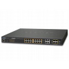 Planet GS-4210-16P4C sieťové pripojenie spravované L2+ Gigabit Ethernet (10/100/1000) čierny 1U Podpora PoE