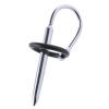 Push Production Smooth Penis Plug with Silicone Ring