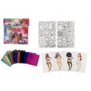 Teddies Kreativní sada módní návrhářka kouzlení fóliovými obrázky v sáčku 23,5x23cm