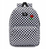 Vans biele, čierne dodávkové batoh (Vans Old Skool School Backpack Rose Rose.)