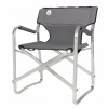 Turistická stolička s operadlom Coleman Deck Chair, šedá