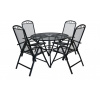 ROJAPLAST Set záhradného nábytku ZWMT-51 záhradný stôl 1 + 4 záhradné stoličky ZWMC-38