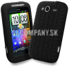 Silikónový obal HTC Wildfire S – Tire – čierna