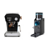 Ascaso Dream PID, Dark Black + Rancilio Rocky Doserless, čierna