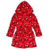 Pyžamo, župán - Eplusm župan Veľkosť 116 biela, čierna, červená, viacnásobná zaťažená (Minnie Mouse Brouche Warm Soft 116/128)