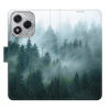 Flip pouzdro iSaprio na mobil Honor 400 Lite - Dark Forest s kapsičkami na karty (Knížkové flipové pouzdro iSaprio pro mobil Honor 400 Lite - Dark Forest - elegantní obal s kapsami, stojánkem a magnet