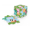 Trefl Penové puzzle Prasiatko Peppa/Peppa Pig 32x32x1cm 8ks vo fólii 0m+