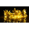 Vianočná LED reťaz žltá, žltá LED 3 x 4m (150 + 30 FLASH LED) (12 m = 180 LEDiek)