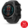 Garmin Fenix E - 47mm, AMOLED, Slate Gray Steel/Black, Black band 010-03025-01 - Prémiové multi-športové smart GPS hodinky s 1.3