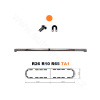 LED svetelná rampa Montana 110cm, Oranžová, EHK R65 Oranžová 22ml Číry