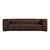 Tmavohnedá kožená pohovka 227 cm Madame - Windsor & Co Sofas