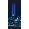 Dverová fototapeta - DV0052 - Modrý New York 91cm x 211cm - Vliesová fototapeta