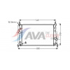 AVA Clever Choice Chladič motora MZ2246