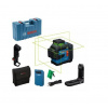 Bosch - Čiarový laser, dosah 80 m, s príslušenstvom, 1x aku 3,0 Ah, USB kábel 0601065501