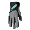 MX rukavice dětské - THOR SPECTRUM GRAY/BLACK/MINT - S - doprava zdarma