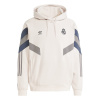 adidas Real Madrid Originals Hoodie Adults Charcoal/Mauve S