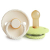DVOJBALENIE CUMLÍKOV FRIGG ROPE CREAM/ GREEN TEA, 6-18M, KAUČUK