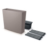 kvetináč truhlík 77cm URBI CASE DUC800T-7529U mocca plastový PROSPERPLAST