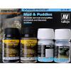 Vallejo pigment Set Mud and Puddles 73189 4 x 30ml (VALLEJO 73.189 MUD AND PUDDLES DIORAMA EFFECTS SET)