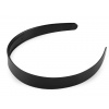 Plastová čelenka - polotovar na výrobu čierna 1ks