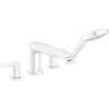 Hansgrohe Talis E vaňová/sprchová batéria na vaňu biela 71748700