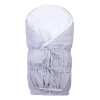 LITTLE ANGEL Zavinovačka zaväzovacia pevný chrbát Angel - Outlast® 77x77cm šedá mramor