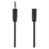 NEDIS prodlužovací stereo audio kabel s jackem/ zástrčka 3,5 mm - zásuvka 3,5 mm/ černý/ bulk/ 10m (CAGL22050BK100)