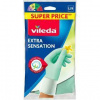 Vileda Extra Sensation rukavice L/9 1pár