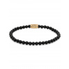 Rebel & Rose Bracelet Black Velvet RR-40108-G-S ladies