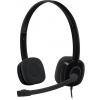 POŠKOZENÝ OBAL - Logitech Headset Stereo H151/ drátová sluchátka + mikrofon/ 3,5 mm jack/ černá
