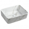 Sapho Dalma Keramické umývadlo 48x13x38 cm, carrara MM517