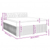 vidaXL Posteľný rám boxsping s matracom ružový 180x200 cm zamat - Ružová - 157494-92393