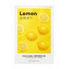 Missha Airy Fit Lemon plátenná maska pre rozjasnenie pleti 19 g