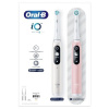 Oral-B Electric Toothbrush iO Series 6 Duo Pack, Alabaster White/Blush Pink EU 91602354