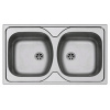 Kuchynská batéria - Umývadlo 80x50 2 komory Len Pyramis (Kuchynská batéria - Umývadlo 80x50 2 komory Len Pyramis)