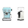 Ascaso Dream ONE, Kid Blue + Eureka Mignon Specialita, BL white