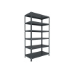Skrutkovaný regál do dielne Biedrax 45 x 130 x 250 cm, antracitový, 6 políc, nosnosť 150 kg na policu