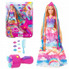 Bambule Barbie princezná s farebnými vlasmi herný set