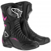 Topánky STELLA S-MX 6, ALPINESTARS (čierne / fialové / biele, veľ. 37)